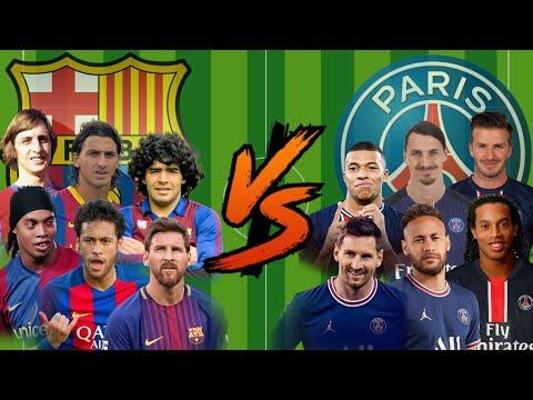 FCB Legends vs PSG Legends💪(Barcelona vs Paris Saint-Germain)