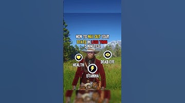 How To Level Up Your Stats In Only A Few Minutes In RDR2! #rdr2 #gaming #arthurmorgan