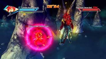 Dbz xenoverse Gogeta ssj4 vs ssj god goku WHO WILL  WIN