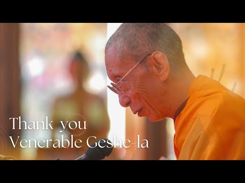 Thank you Geshe-la