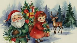Christmas Greeting Card with Music | Gold Frame TV Art | Art Screensaver for TV screenshot 5