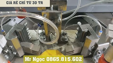 Máy ép góc nhôm Xingfa 6 đồng hồ || Phiên bản cải tiến 2022