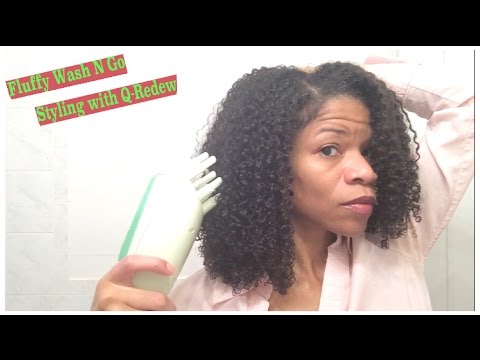 How I Fluff Out My Curls Styling With Q Redew Wash N Go You How I Fluff Out My Curls Styling With Q Redew Wash N Go