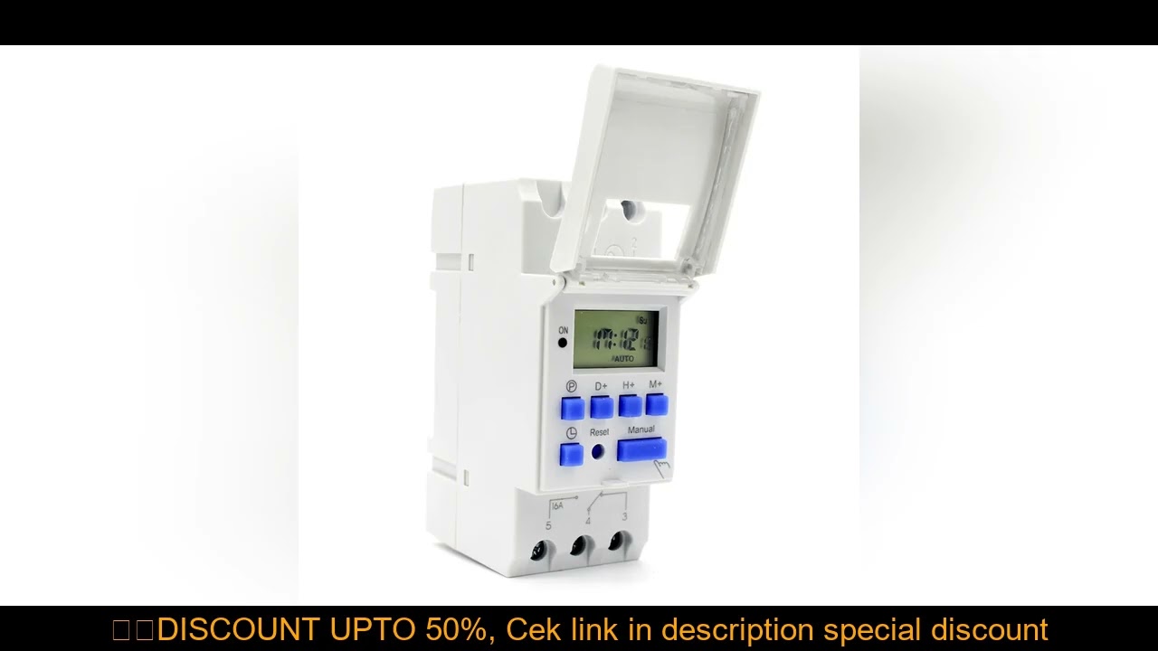 ManHua Electronic Weekly 7 Days Programmable Digital TIME Relay Timer Switch Control AC 220V 230V 12