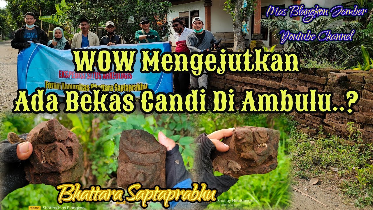 WOW Ada Bekas Candi Di Ambulu dan Benarkah Peninggalan 