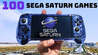 100 Sega Saturn Games Tested on ANBERNIC RG556
