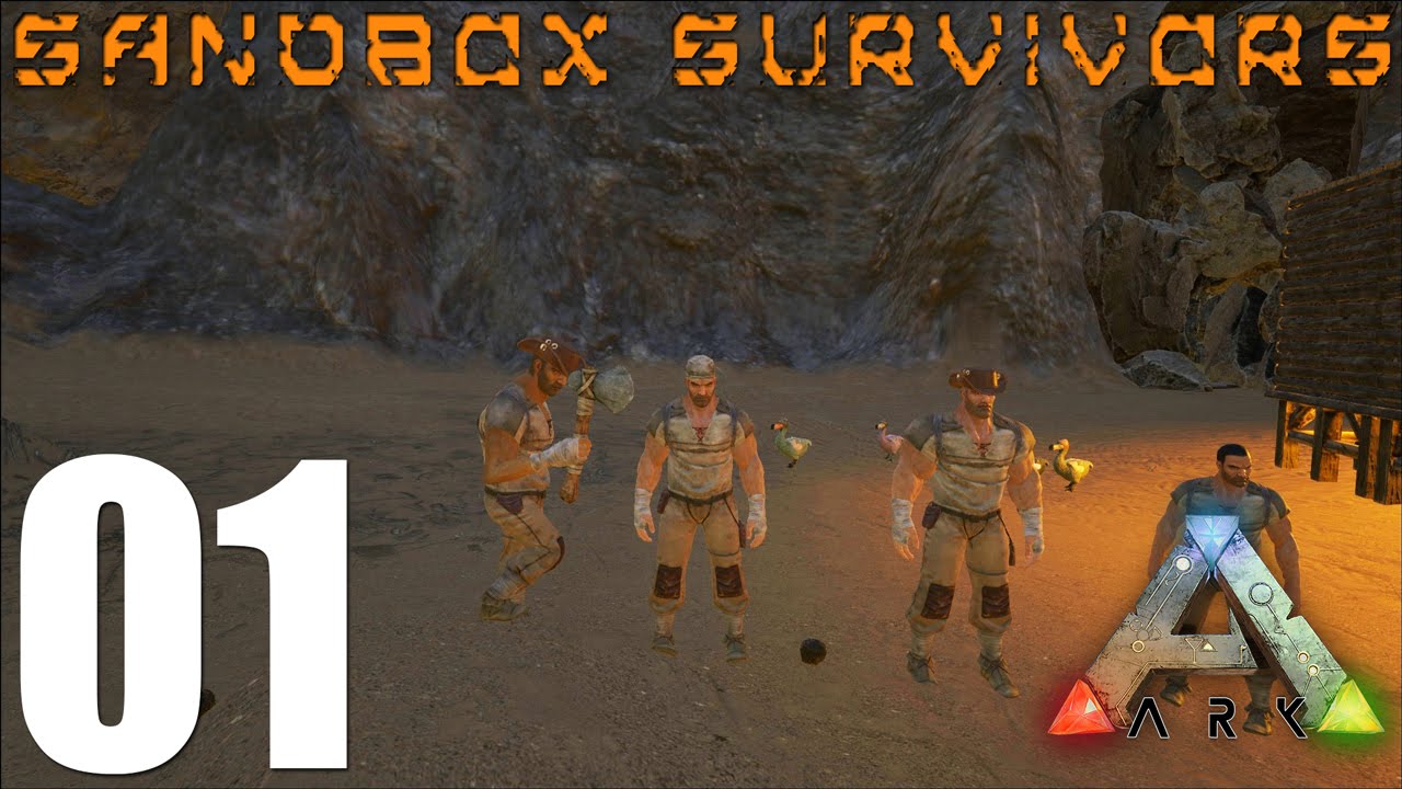 ARK: Survival Evolved - Getting Started on a New Server - Sandbox Survivors EP1 Gameplay