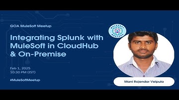 Integrating Splunk with MuleSoft in CloudHub and On-Premise