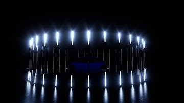 GrandMA2 lightshow DMX Astera Hyperion Tubes Depence R3