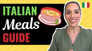 [Learn Italian] Meals in Italian explained 🍝 Italian restaurant and Italian dining made easy