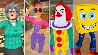 Scary Bad Granny Neighbor, Scary Evil Teacher, Hello Scary Neighbor Escape, Scary Sponge Neighbor screenshot 5