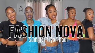 FASHION NOVA HAUL! Summer try-on haul