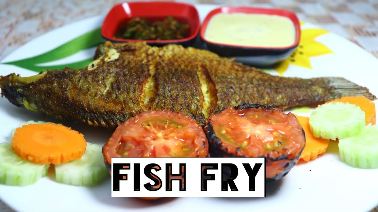Fish FryGrill Tomato l Homemade sauce ASMR SoundEating Studio YouTube
