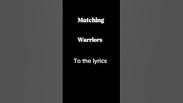 Matching warriors to the lyrics// #warriorcats #warriors #warriorcatsedit #lyrics #cats #edit