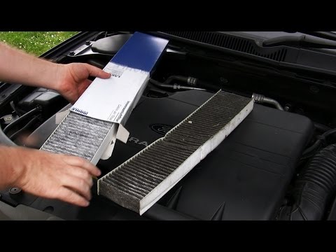 Simple how-to: Replace cabin air filter, Mondeo Mk3 & Jaguar X-Type