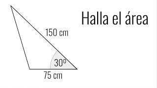 CÓMO CALCULAR EL ÁREA DEL TRIÁNGULO. Trigonometría Básica