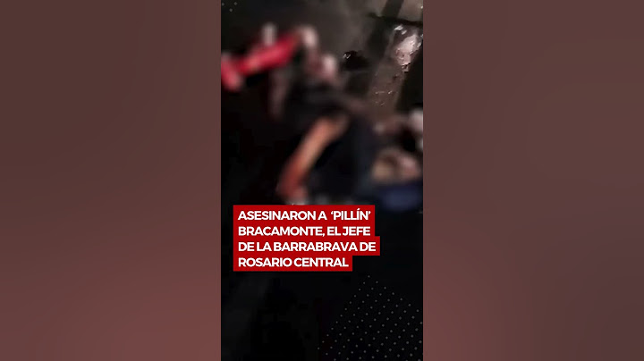 Asesinaron a Andrés ‘Pillín’ Bracamonte, el jefe de la barrabrava de Rosario Central