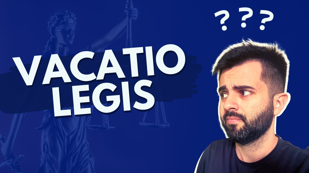 Vacatio Legis O que é? Para que serve? Qual o prazo? (Aprenda Agora) YouTube Vacatio Legis O que é? Para que serve? Qual o prazo? (Aprenda Agora) YouTube