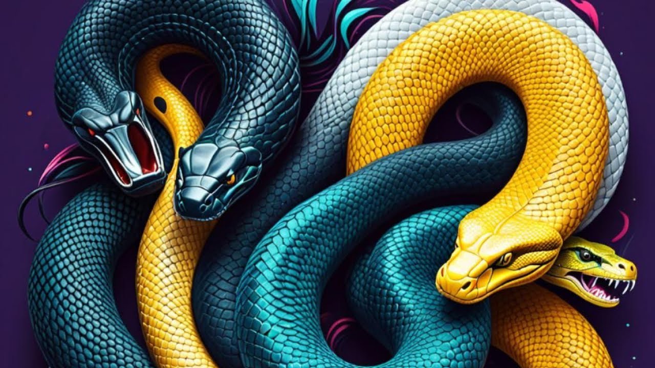 Ultimate Snake Showdown King Cobra vs Black Mamba vs Anaconda vs Python ...