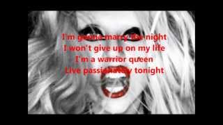 Lady Gaga - Marry The Night (Lyrics)