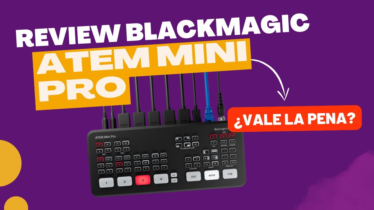 Review BLACKMAGIC ATEM MINI PRO en ESPAÑOL | ¿Vale la Pena? - YouTube