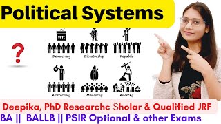 Political Systems  Meaning Types And Their Features
