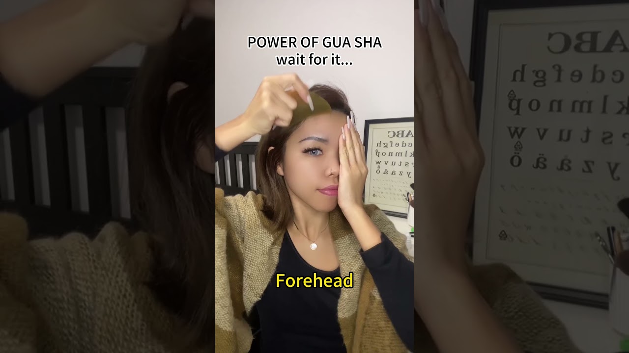 Gua Sha for lymphatic drainage | Gua Sha before and after  