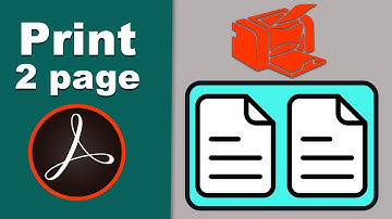 how to print 2 pages in per sheet pdf using adobe acrobat pro 2017