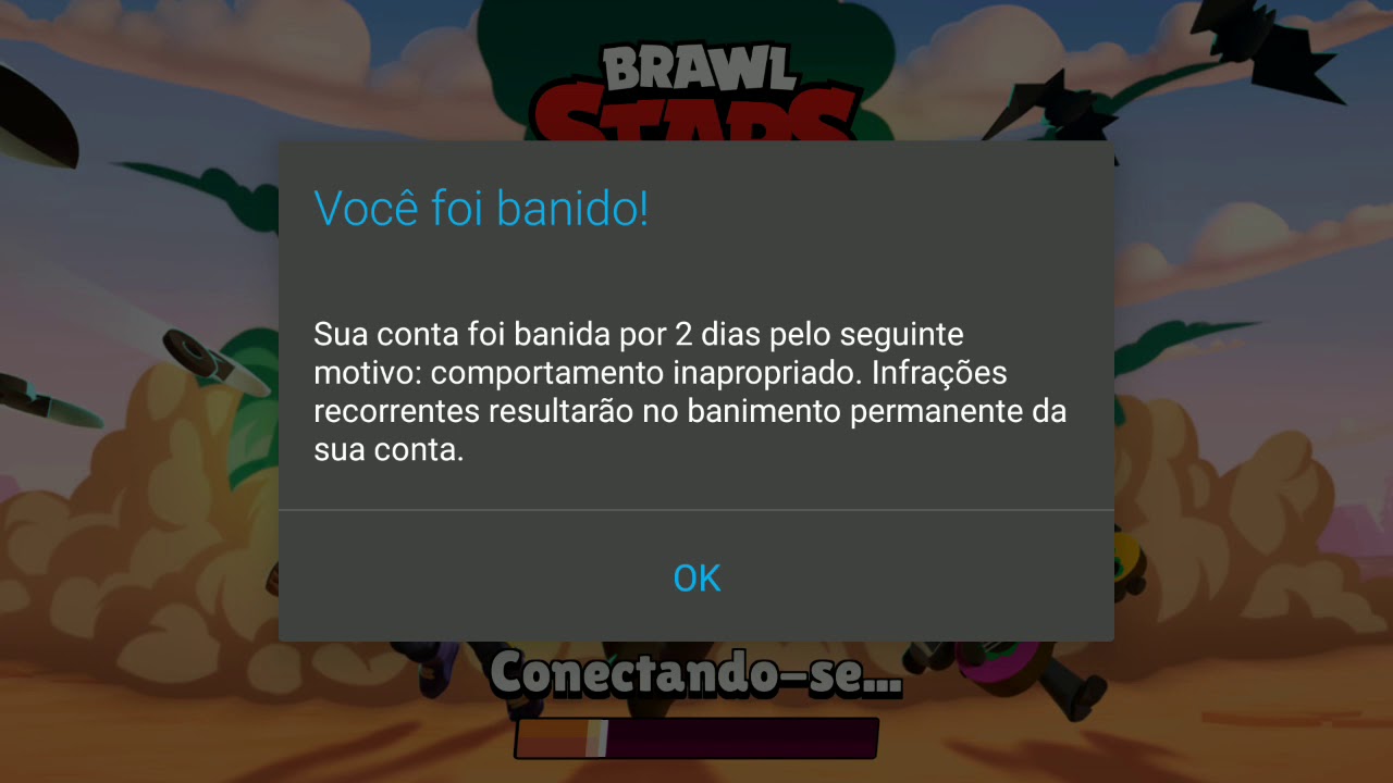 Eu Fui Banido Do Brawl Stars Youtube - banido no brawl stars