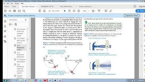 Chap 11.3 - Rotational inertia  (a) (changes in rotational velocity)