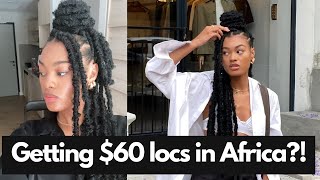 I TRIED GETTING BRAIDS WITH LOCAL BRAIDER IN AFRICA | Butterfly Locs | Best Protective Hairstyles