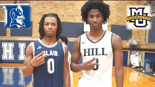 Celebrity Blair Academy vs Hill School  Deron Rippey Jr. (Duke Commit) vs Ethan Johnston (Marquette Commit) Net Worth