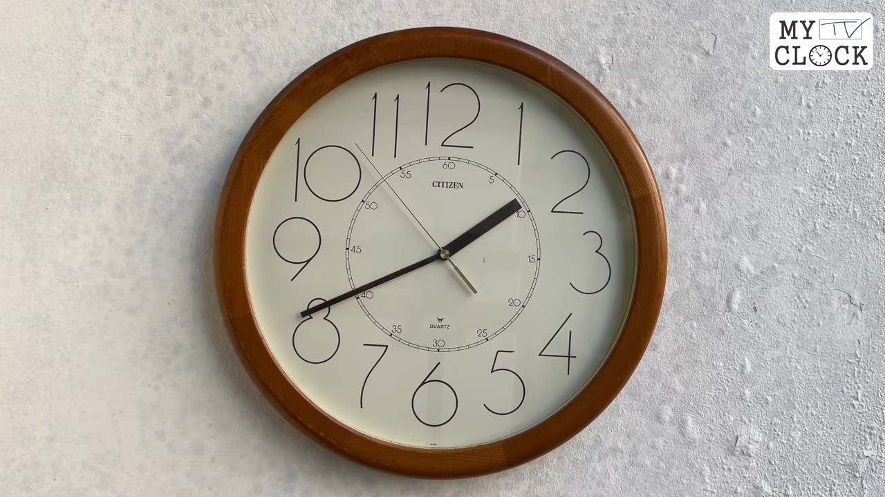 Citizen 4MG896 Wooden Wall Clock 32cm | シチズン 4MG896 木枠