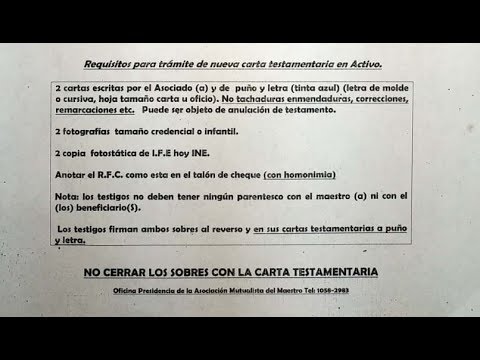 Video: ¿Caducan las cartas testamentarias?