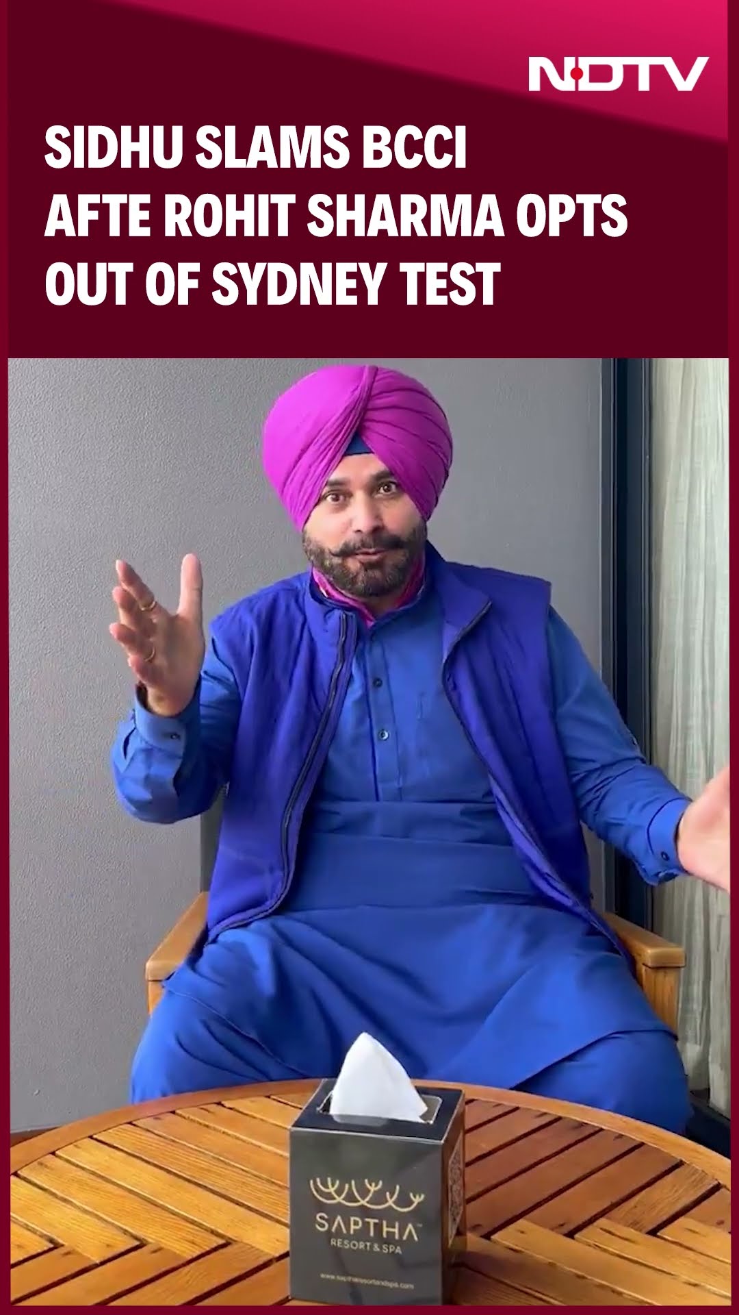 Navjot Singh Sidhu Slams BCCI: 'Captain Can Never Leave His Ship Even When It's Sinking...'