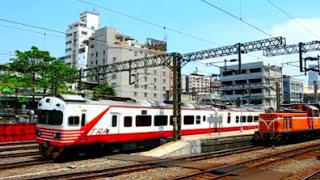 {台鐵} 122次 EMU1200 自強號 ( 紅斑馬 ) 高雄站發車