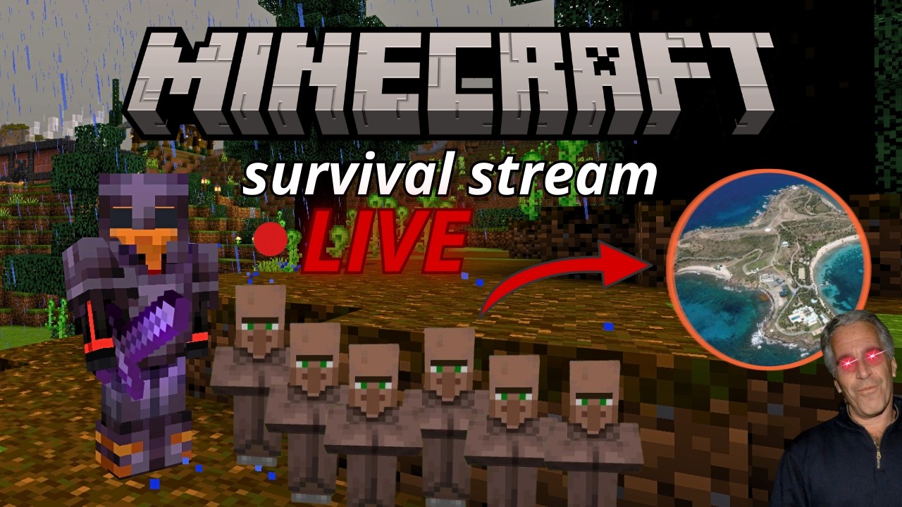 MINECRAFT survival stream // 777guy // Building a Town - YouTube