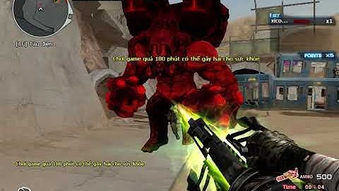 CrossFire Ai (difficult) #4 : đi một mình map miệng núi lửa 2( normal)