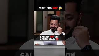 Saleem Sir on Ayushi Mam 💔 #physicswallah #pw_motivation #saleemsir  #Podcast #Shorts #viral #foryou