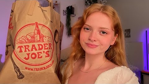 ASMR ~ TRADER JOE’S GROCERY HAUL 🛒🛍️🥞🥗