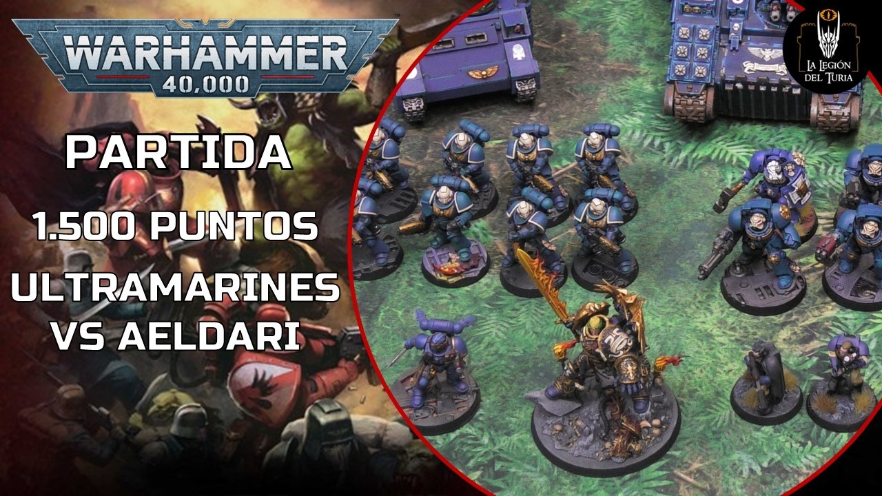 WARHAMMER 40k: 1.500 puntos - Ultramarines vs Aeldari