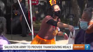 CBS 8 - Salvation Army To Provide Thanksgiving Meals - 11/21/2022