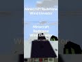 Minecraft Redstone Wind Elevator #minecraft #redstone