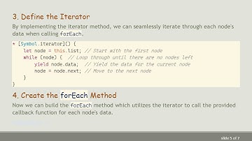 Implementing a forEach Loop for a JavaScript Linked List