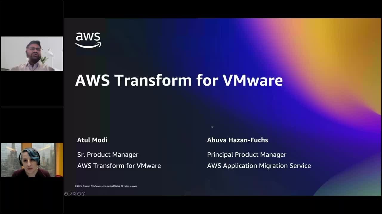 Introducing AWS Transform: Accelerate VMware modernization with agentic AI | AWS Events