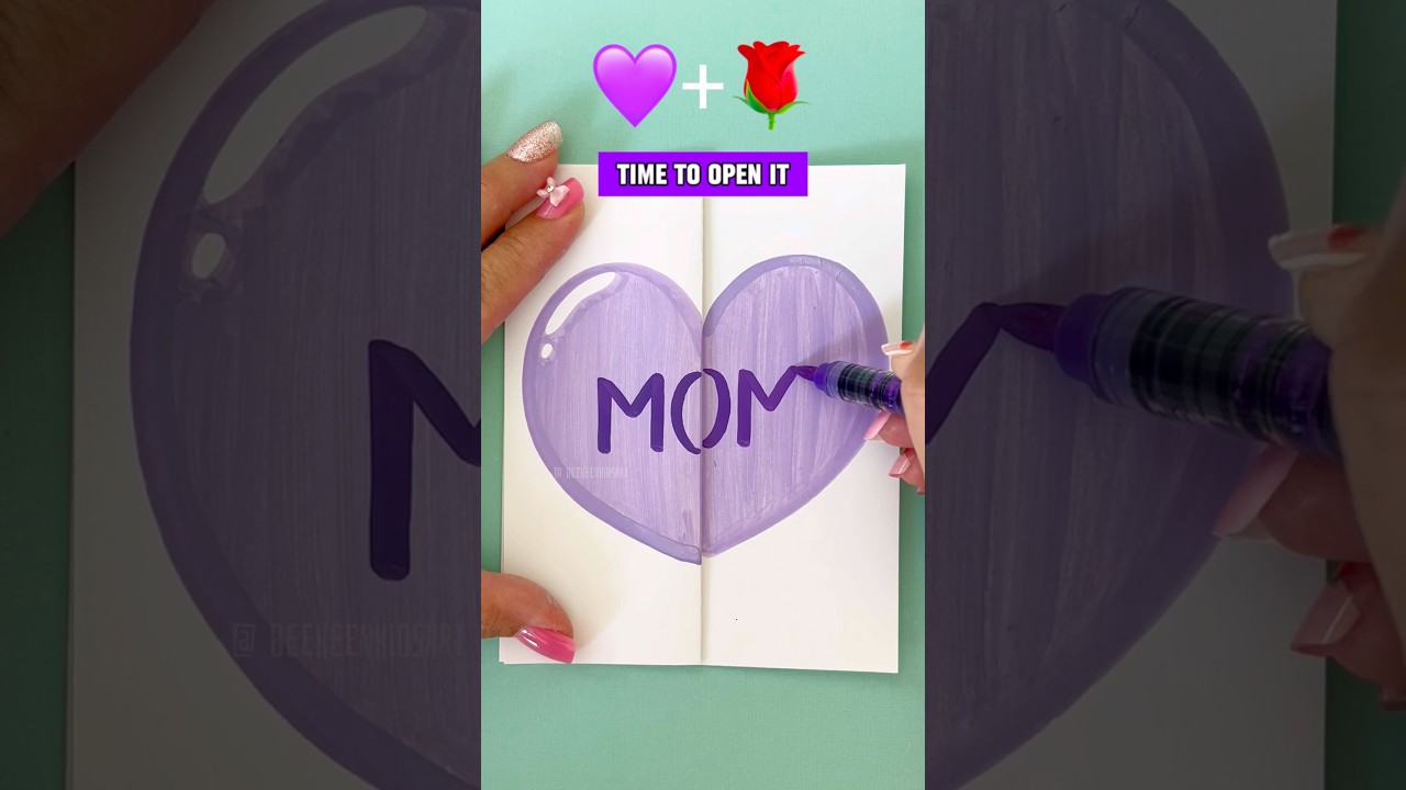 ✨Gift for MOM 💝✨ #shorts #art #gift