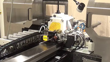 Royal Master Generation X guidewire grinding machine w/ cut to length loader and exit side unloader