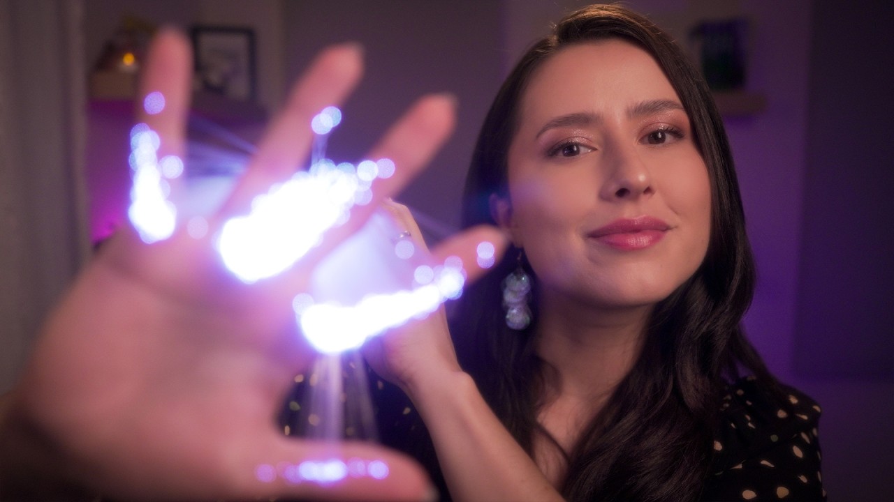ASMR Hypnotic Light That Slowly Puts You to Sleep 🌌✨ Lightsaber, Hand Movements, Scanning, Darkness