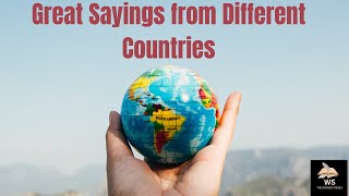 “Global Wisdom: 12 Life-Changing Sayings from Different Cultures” screenshot 1