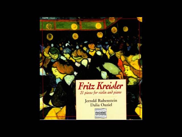 Kreisler - Prélude et Allegro "Dans le style de Pugnani" : Patrice Fontanarosa / Grand Orch RTL / L.de Froment